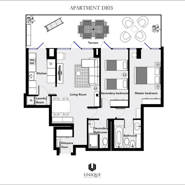 Seafront suite with terrace - Apartment - 19