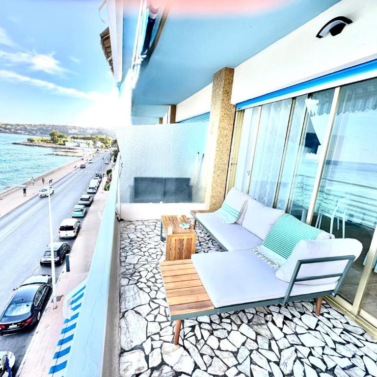 Casa Sud Menton Superbe front mer, appartement rénové, parking & climatisation - Studio mit Meerblick - 80