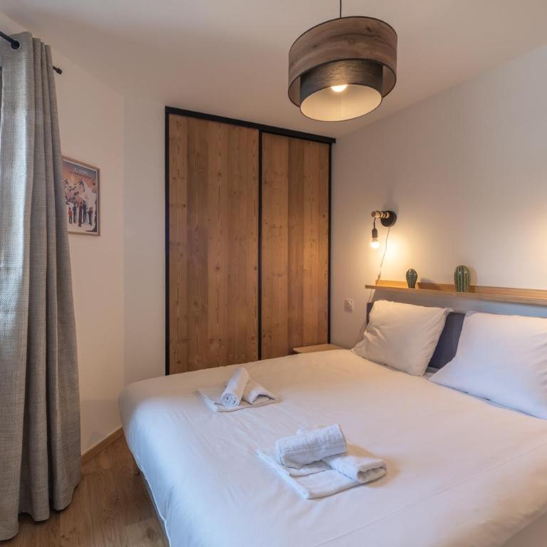 Alpe d Huez Houses - Chez Brems - EXPRESSION - 3 chambres neuf tout proche Alpe Express - Appartement 3 Chambres Premium avec Balcon - 12