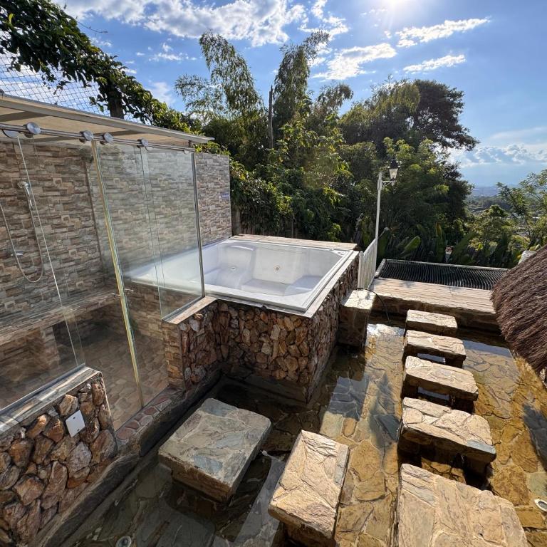 Aero Glamping Hotel Pereira - Double Room with Mountain View - 16