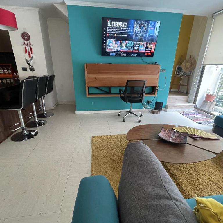 Loft Santiago Centro, Metro Los Heroes, Aire acondicionado - Apartamento de 1 dormitorio - 16