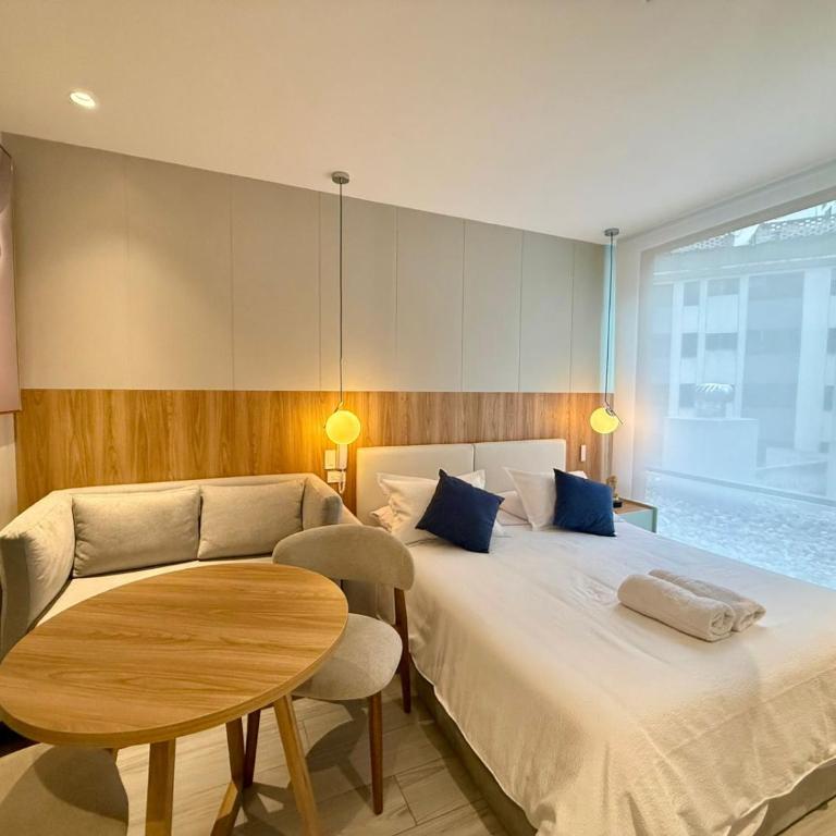 Suite Ejecutiva de Lujo 2 personas, Wi-Fi, cafetera, GYM, Jacuzzy, a 3 minutos del Parque La Carolina - Apartamento de 1 dormitorio - 18
