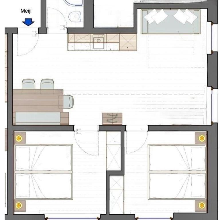 Alpines Bijou-Meiji Haus Juliana an der Bergbahn - Apartment mit 2 Schlafzimmern - 6
