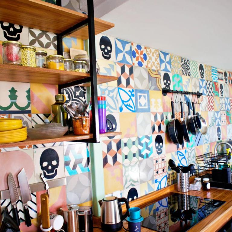 Stylish Art Déco Mexican House with rooftop - Three-Bedroom Apartment with View - 40