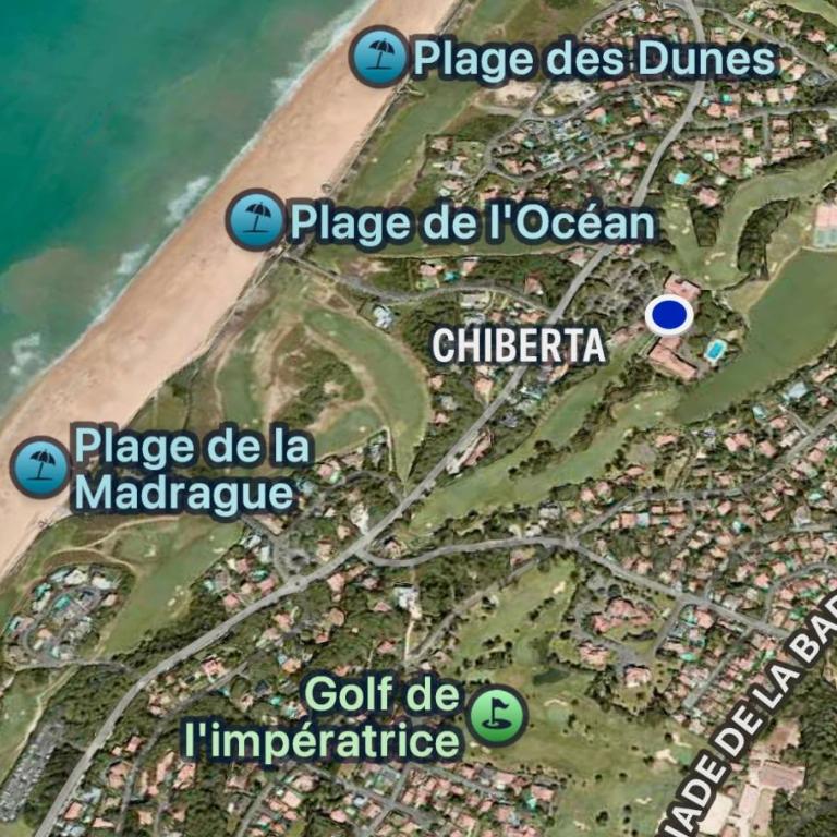 Chiberta Studio 3 étoiles climatisé piscine plage & golf - Apartment mit 1 Schlafzimmer - 3
