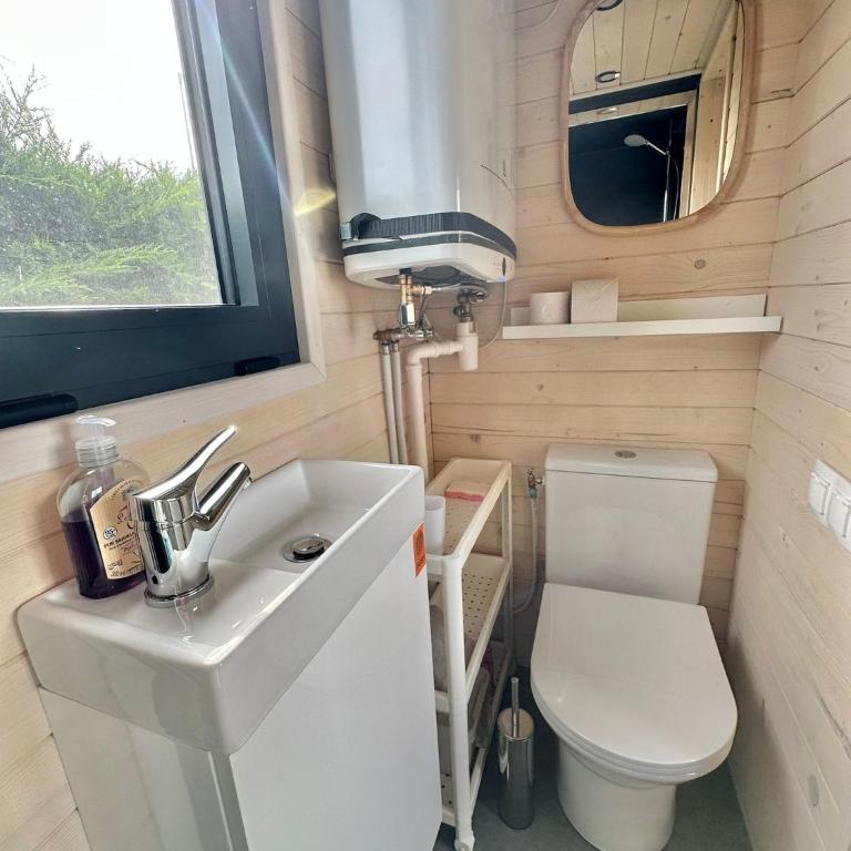 BERCK-PLAGE - Location saisonnière Tiny House insolite - 4 hébergements atypiques avec terrasse privée, proche mer, parking privé et gratuit, idéal weekend romantique, vacances en famille ou groupe - Chalet mit 2 Schlafzimmern - 20