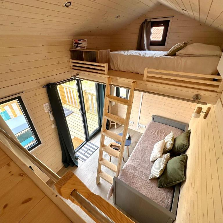 BERCK-PLAGE - Location saisonnière Tiny House insolite - 4 hébergements atypiques avec terrasse privée, proche mer, parking privé et gratuit, idéal weekend romantique, vacances en famille ou groupe - Chalet mit 2 Schlafzimmern - 9