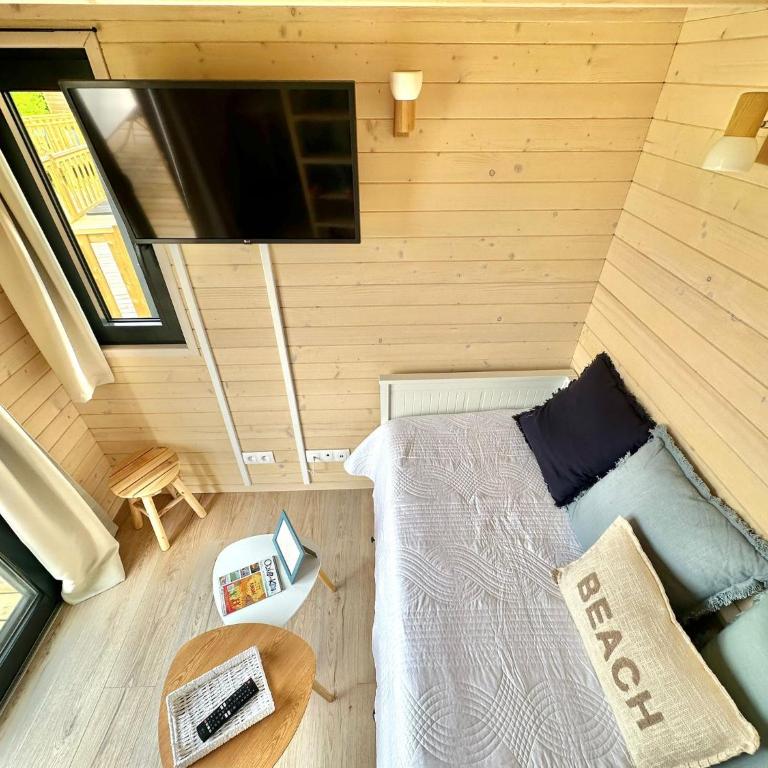 BERCK-PLAGE - Location saisonnière Tiny House insolite - 4 hébergements atypiques avec terrasse privée, proche mer, parking privé et gratuit, idéal weekend romantique, vacances en famille ou groupe - Chalet mit 2 Schlafzimmern - 11
