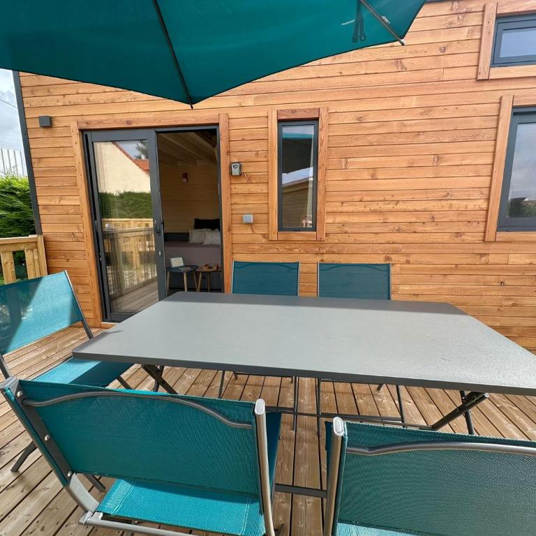 BERCK-PLAGE - Location saisonnière Tiny House insolite - 4 hébergements atypiques avec terrasse privée, proche mer, parking privé et gratuit, idéal weekend romantique, vacances en famille ou groupe - Chalet mit 2 Schlafzimmern - 4