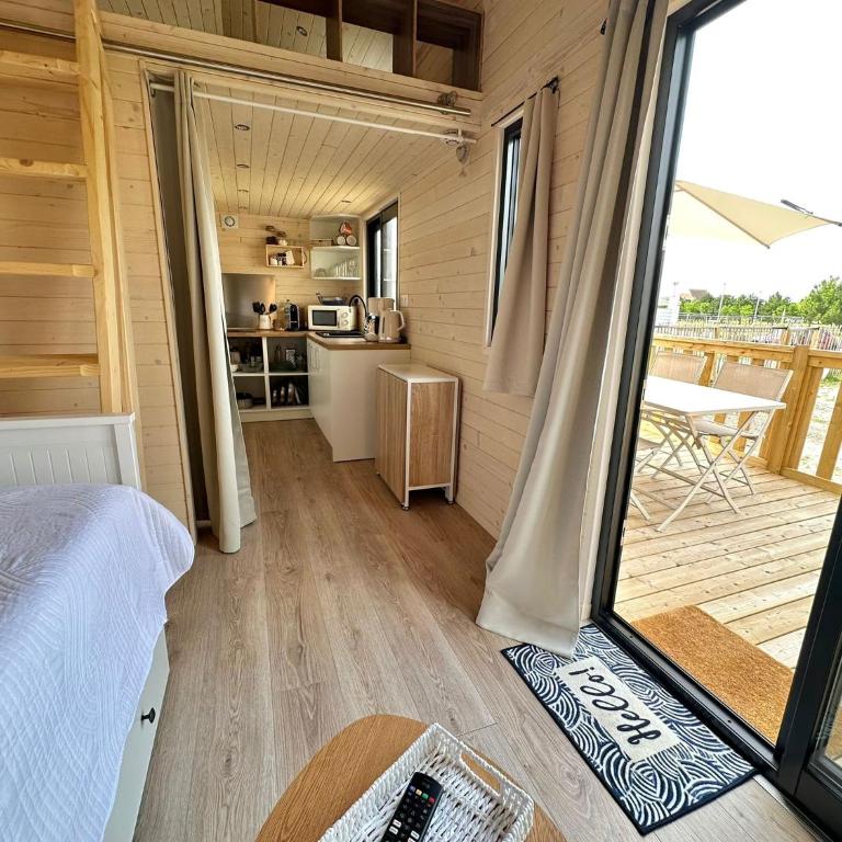 BERCK-PLAGE - Location saisonnière Tiny House insolite - 4 hébergements atypiques avec terrasse privée, proche mer, parking privé et gratuit, idéal weekend romantique, vacances en famille ou groupe - Chalet mit 2 Schlafzimmern - 17