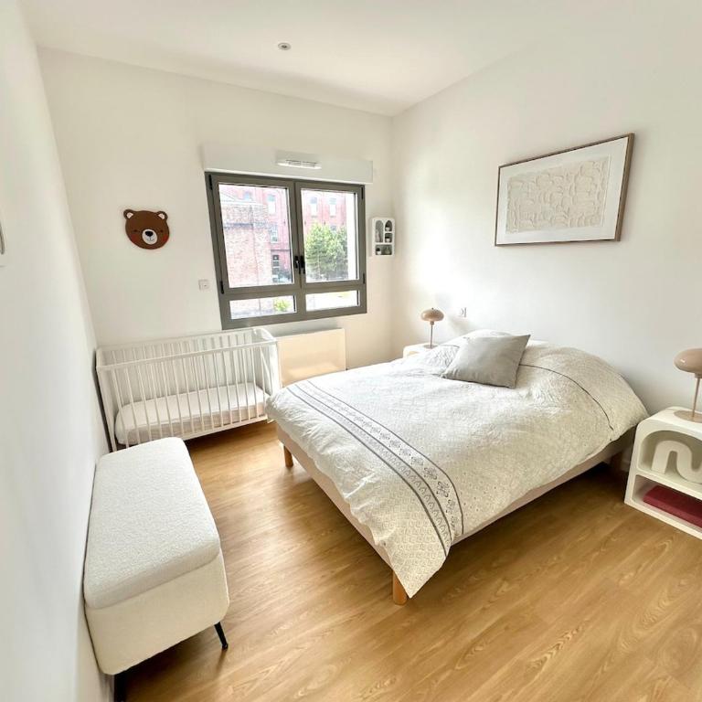 Capucine - Bel appart bohème à deux pas de la plage de Berck - One-Bedroom Apartment with Balcony - 11