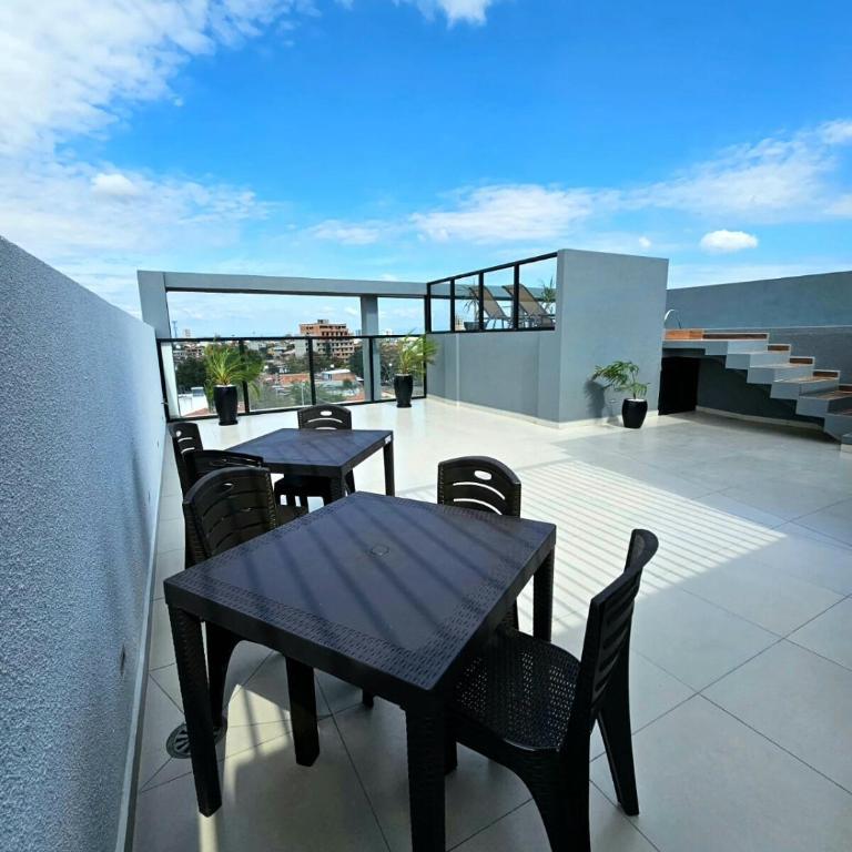 Monoambiente, SmatTV, Pisina, AC - One-Bedroom Apartment - 3