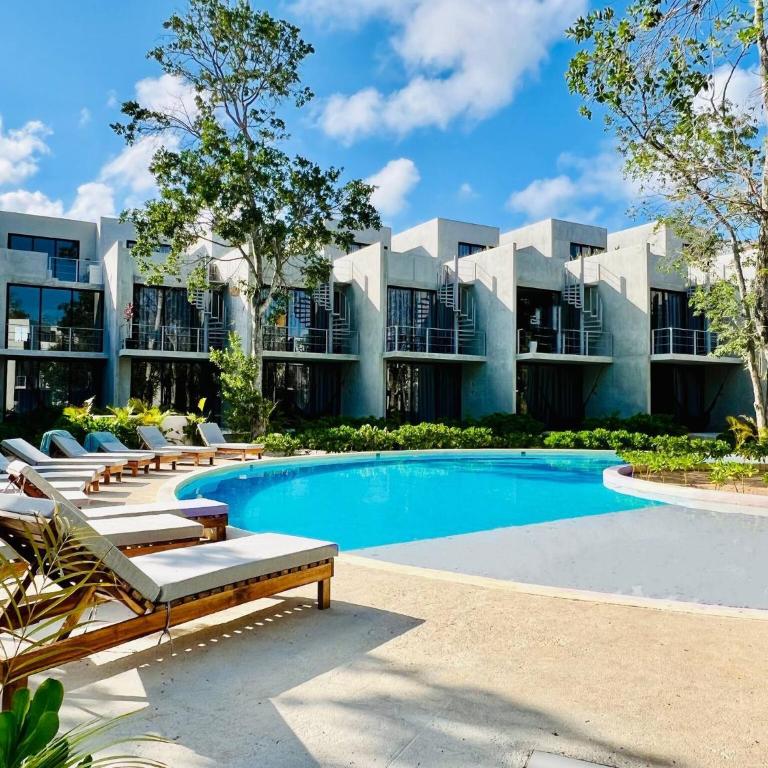 Private Pool New Apartment King Bed Wifi 504 Selva - One-Bedroom Apartment with Pool View - 3