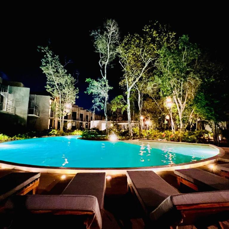 Private Pool New Apartment King Bed Wifi 504 Selva - One-Bedroom Apartment with Pool View - 49