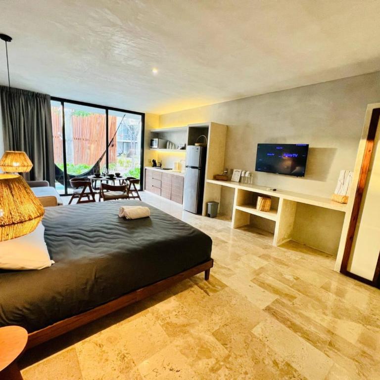 Private Pool New Apartment King Bed Wifi 407 Selva - One-Bedroom Apartment with Terrace - 2