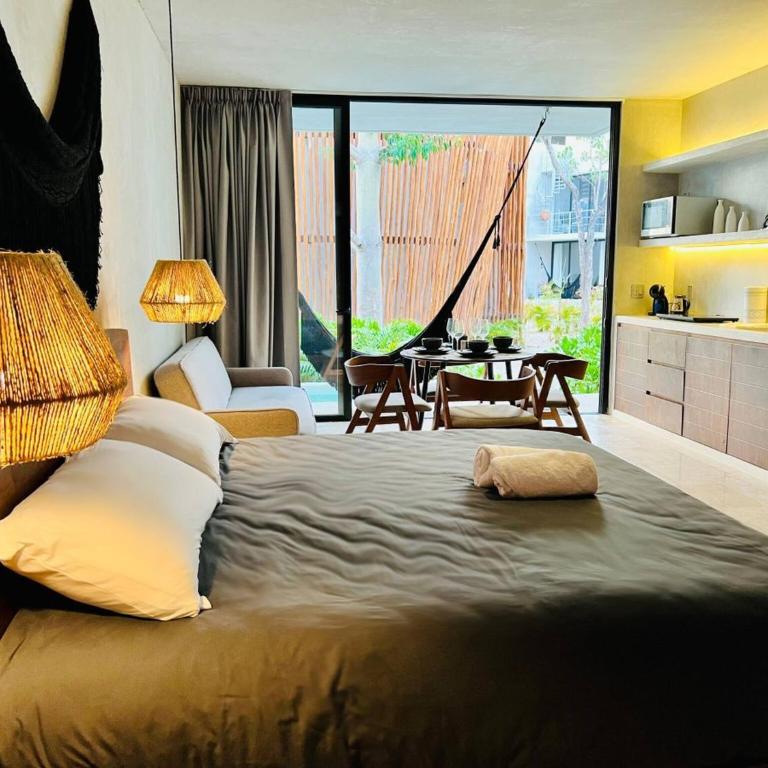 Private Pool New Apartment King Bed Wifi 407 Selva - One-Bedroom Apartment with Terrace - 10