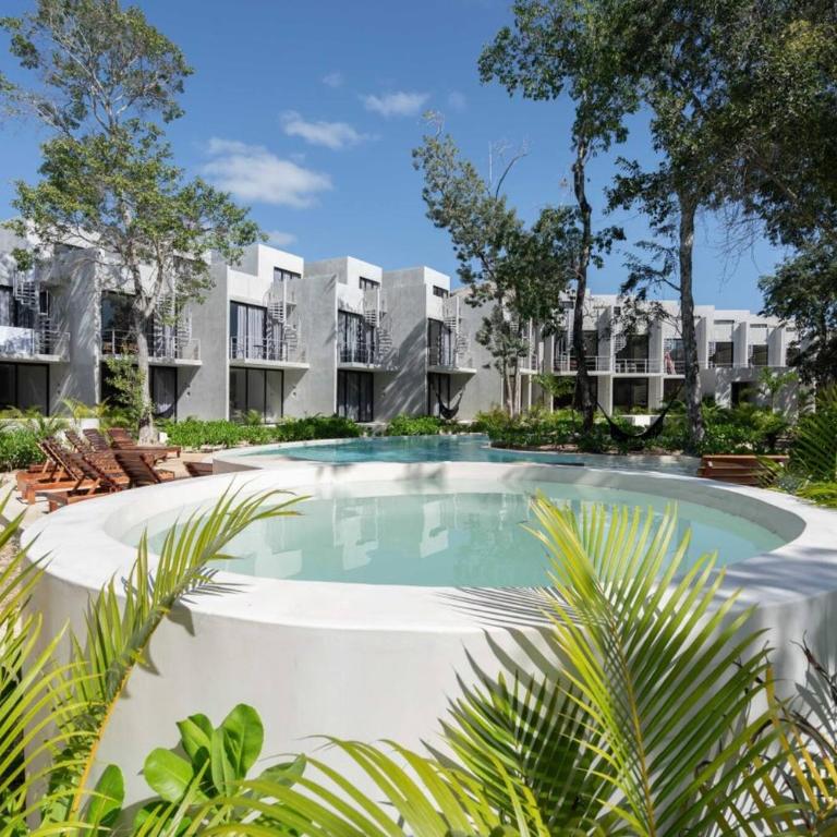 Private Pool New Apartment King Bed Wifi 407 Selva - One-Bedroom Apartment with Terrace - 20