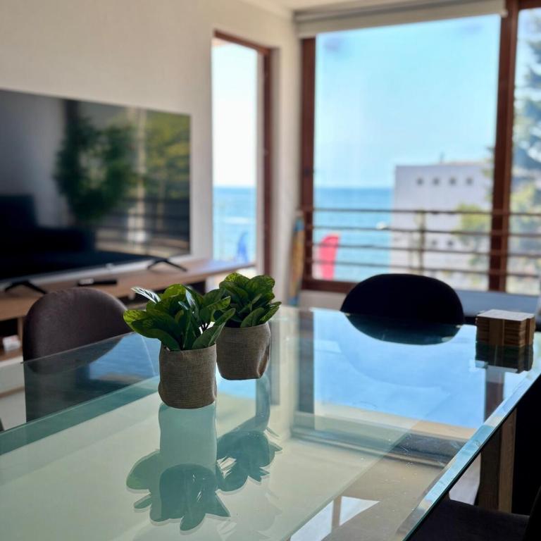 Departamento nuevo, amoblado, gran vista al mar, a pasos de la playa - Two-Bedroom Apartment - 1