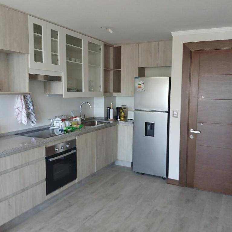 Departamento nuevo, amoblado, gran vista al mar, a pasos de la playa - Two-Bedroom Apartment - 6