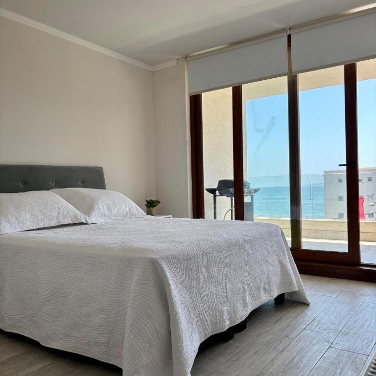 Departamento nuevo, amoblado, gran vista al mar, a pasos de la playa - Two-Bedroom Apartment - 18