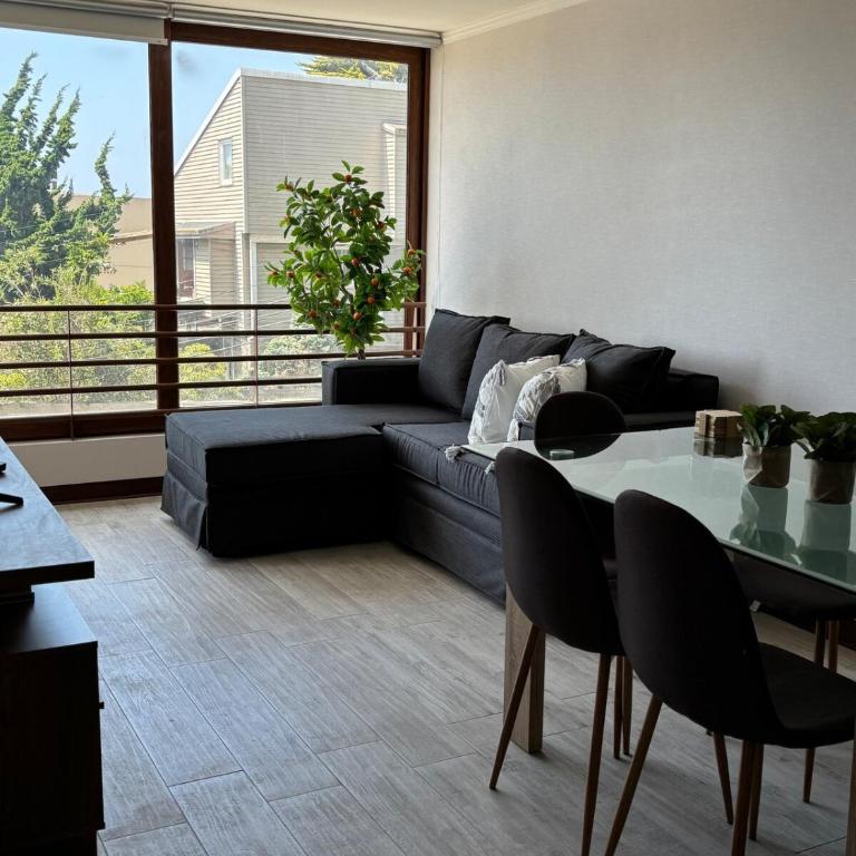 Departamento nuevo, amoblado, gran vista al mar, a pasos de la playa - Two-Bedroom Apartment - 24