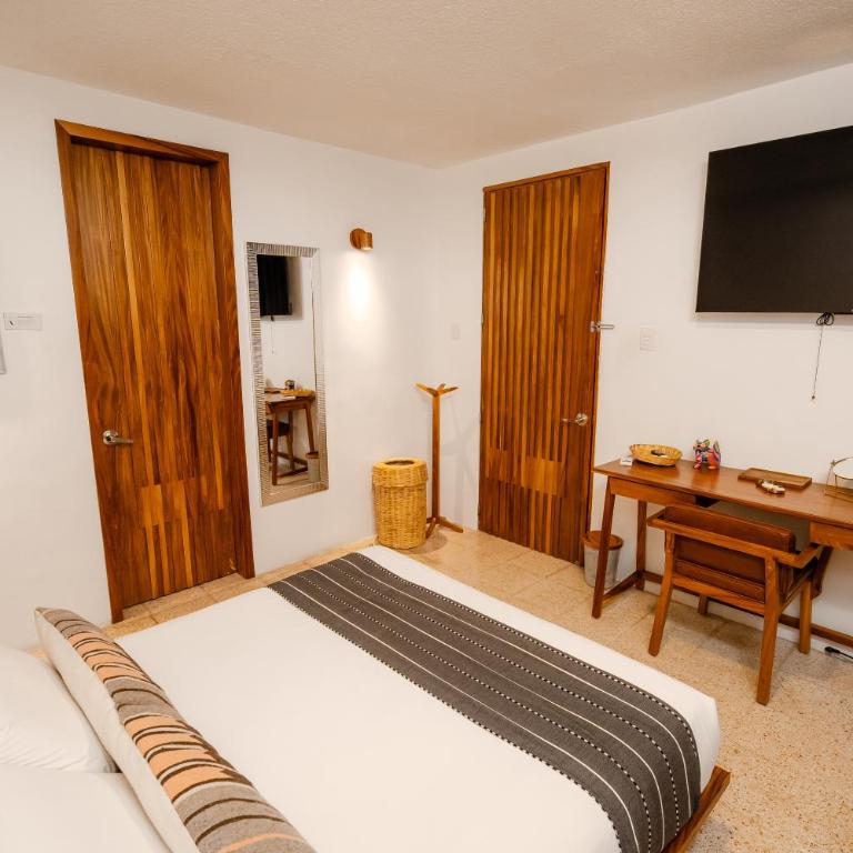 Hotel Casa de Arte Oaxaca - Habitación con cama grande - 4