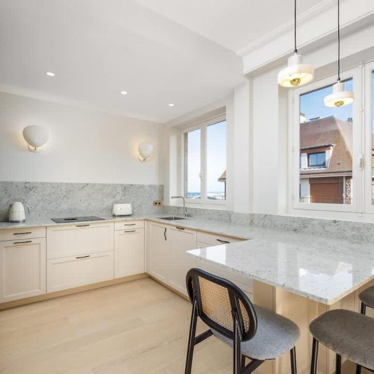 Luxury sea view 3BR-2BA with services in Deauville - Appartamento con 3 Camere da Letto - 5