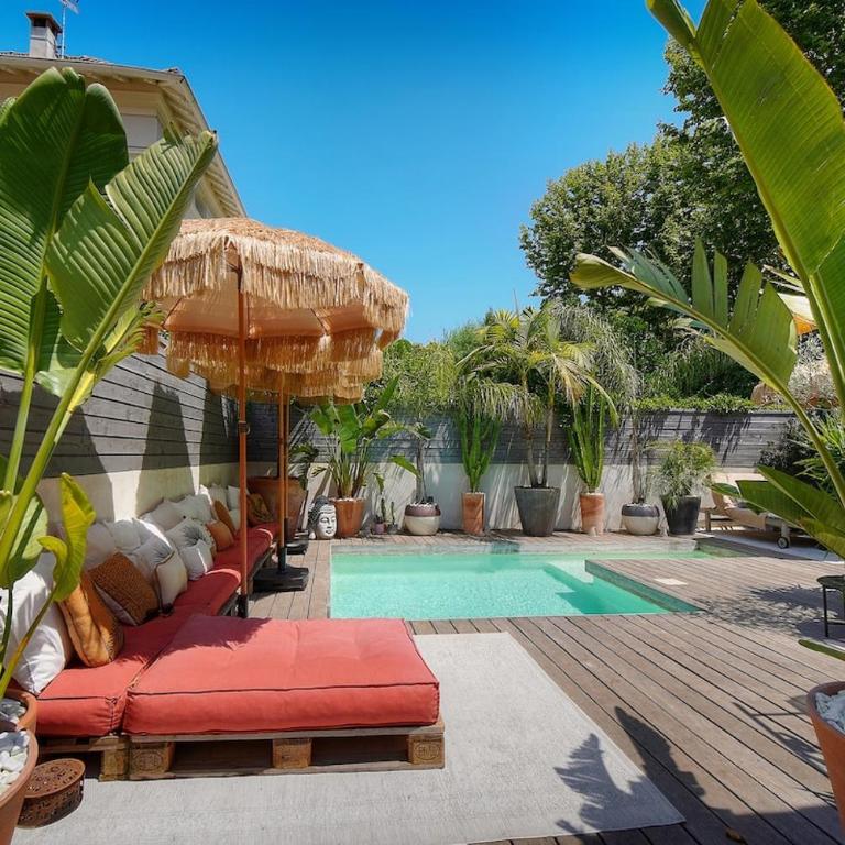 FRGK Villa Bohème Chic Private Pool UltraFast WiFi - Villa avec Piscine Privée - 13