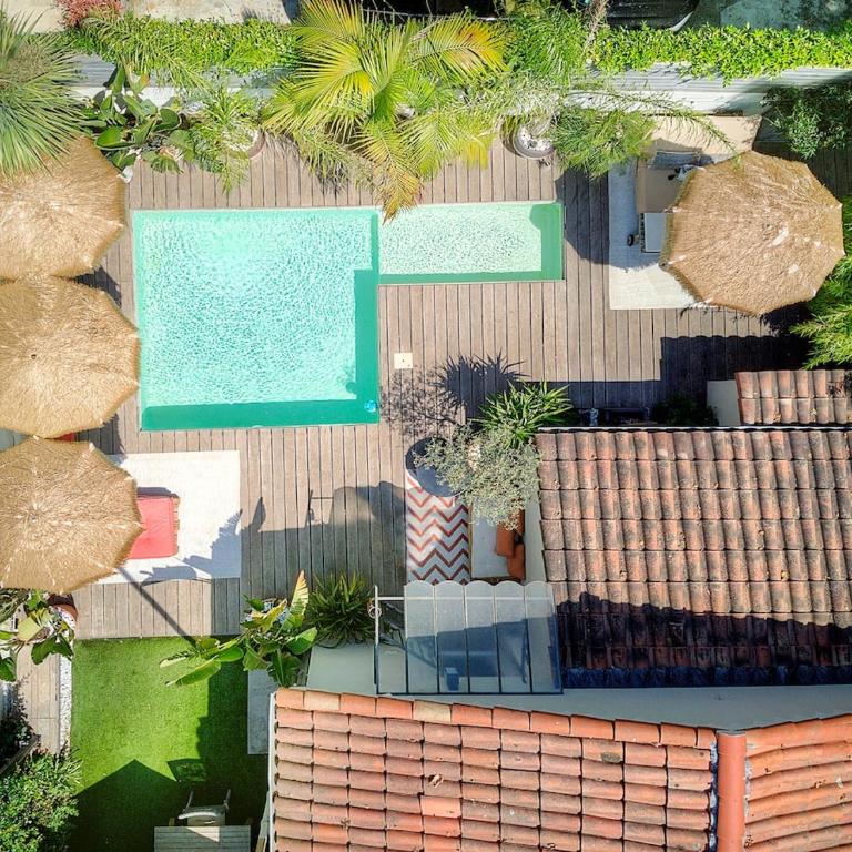 FRGK Villa Bohème Chic Private Pool UltraFast WiFi - Villa avec Piscine Privée - 18