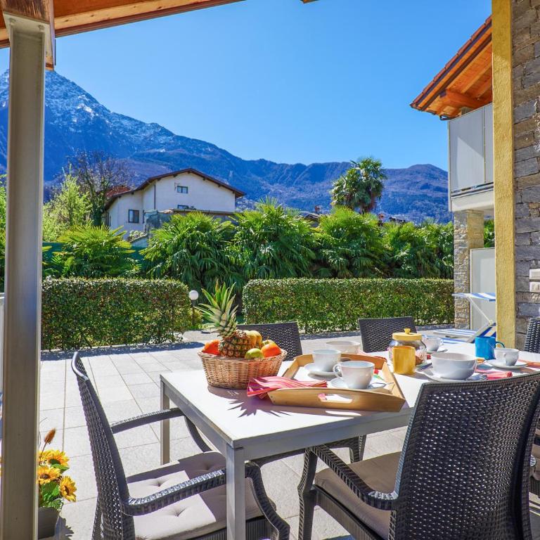 Rose Gialla Pastella Terrassen Ferienwohnung OG - Appartamento con Vista Montagna - 11