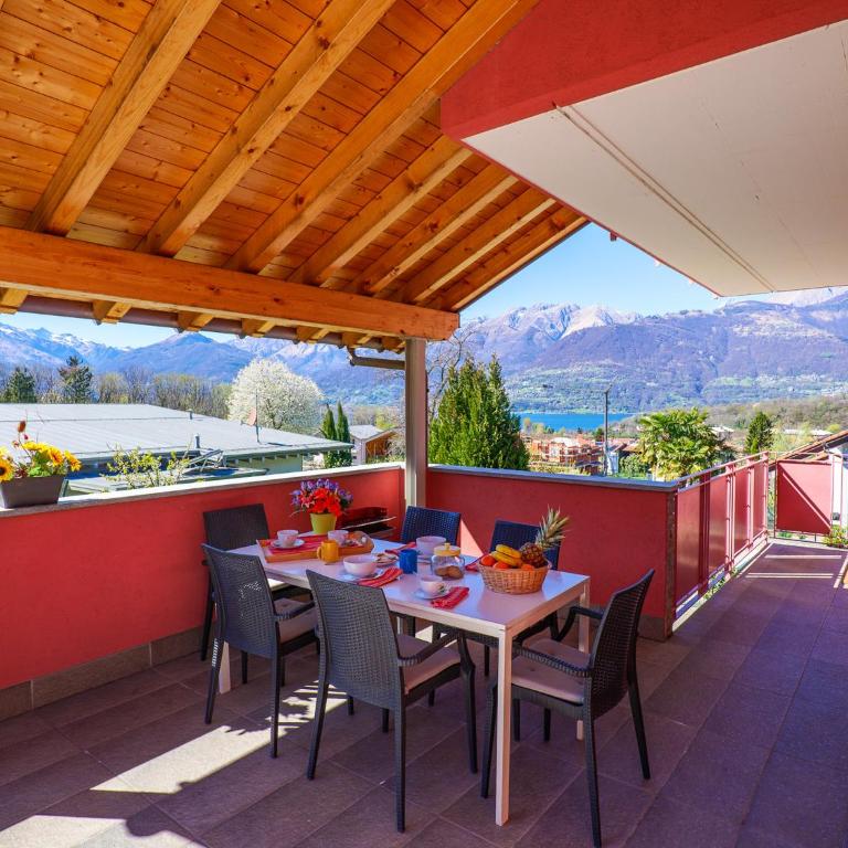 Rose Rossa Roselina Terrassen Ferienwohnung OG - Appartamento con Vista Montagna - 1