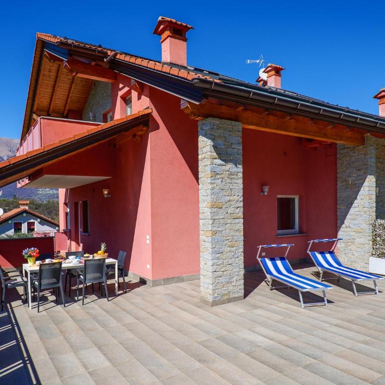 Rose Rossa Roselina Terrassen Ferienwohnung OG - Appartamento con Vista Montagna - 21