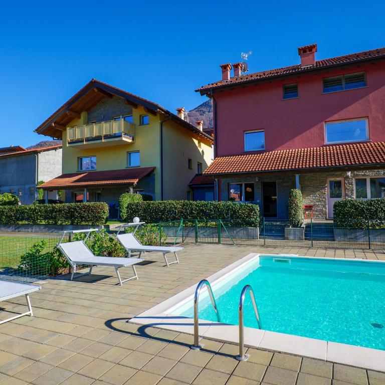 Rose Rossa Florentina Garten Ferienwohnung EG - Appartamento con Vista Montagna - 12