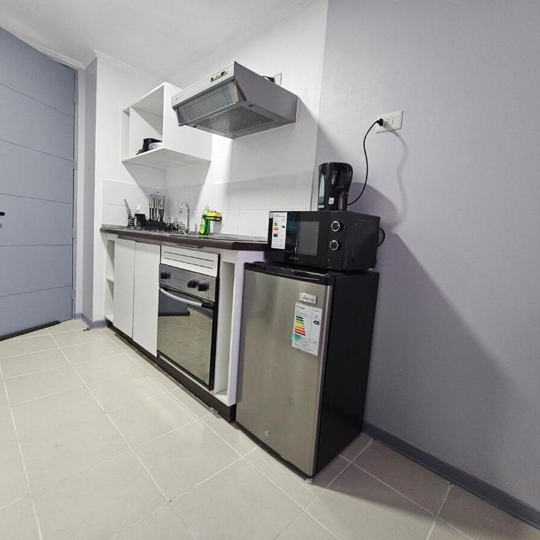 Apartment steps from the Alameda Terminal, Escuela PDI, Estación de Trenes and USACH, Facturable - One-Bedroom Apartment - 8