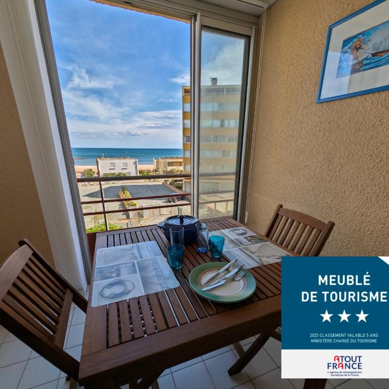 Meublé de tourisme 3 Etoiles CAP HORN, Vue mer, parking privé, plage à 50m - One-Bedroom Apartment - 1