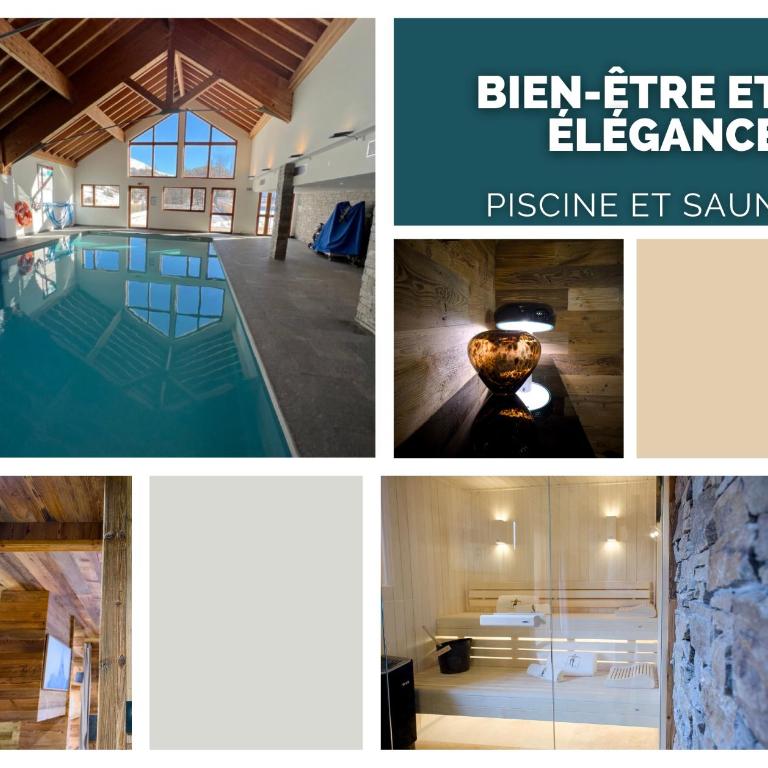 Superbe duplex sauna piscine Vars - pied des pistes - Four-Bedroom Luxury Apartment - 3