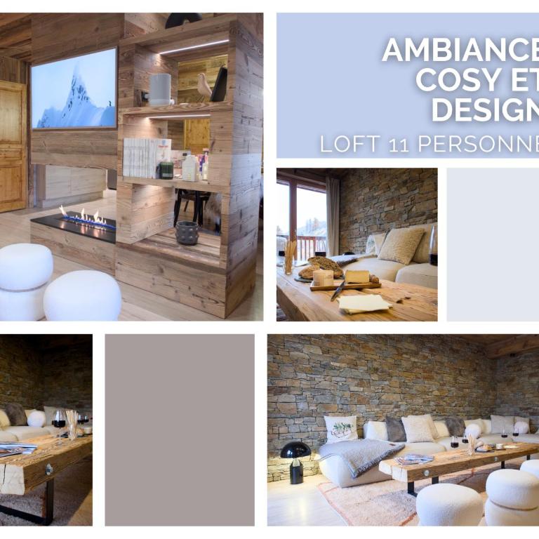 Superbe duplex sauna piscine Vars - pied des pistes - Four-Bedroom Luxury Apartment - 6