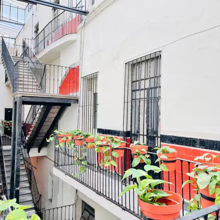 Departamento #7 frente al Zócalo de Puebla en casona del siglo XVI - Apartamento de 2 dormitorios - 24