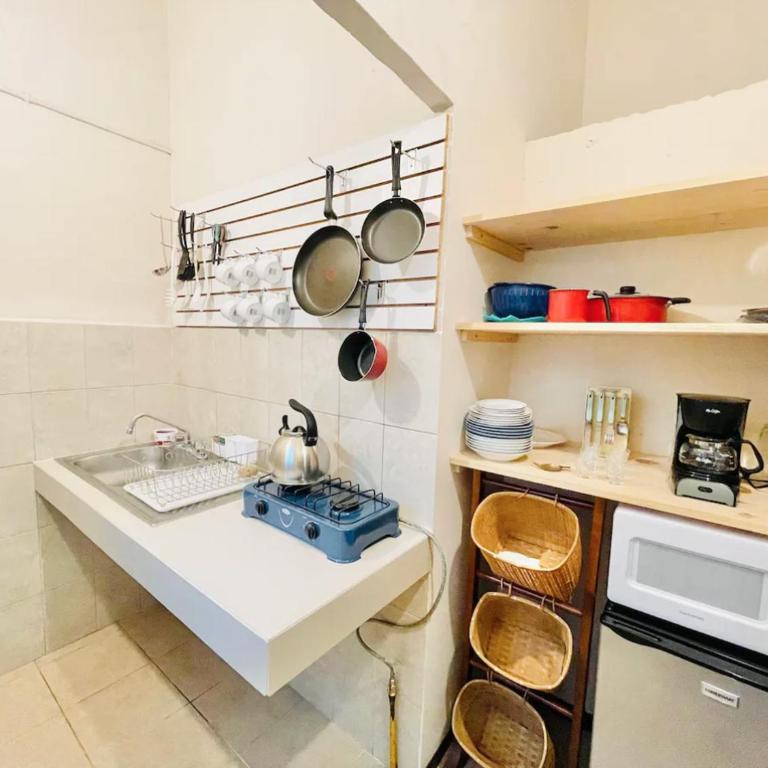 Departamento #7 frente al Zócalo de Puebla en casona del siglo XVI - Apartamento de 2 dormitorios - 23