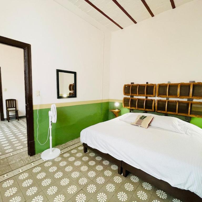 Departamento #8 frente al Zócalo de Puebla en casona del siglo XVI - Apartamento de 2 dormitorios - 2