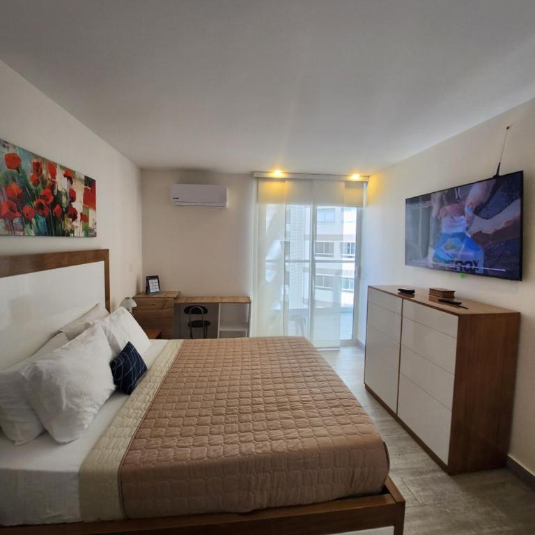 Cartagena Exclusive Apartment with Jacuzzi - Apartamento de 1 dormitorio con balcón y vistas al mar - 8