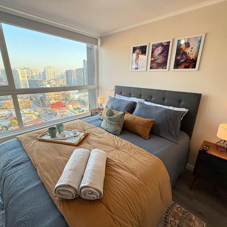 HOM I Terraza I 1D1B ÑUÑOA I Parking I WIFI - Apartment - 4