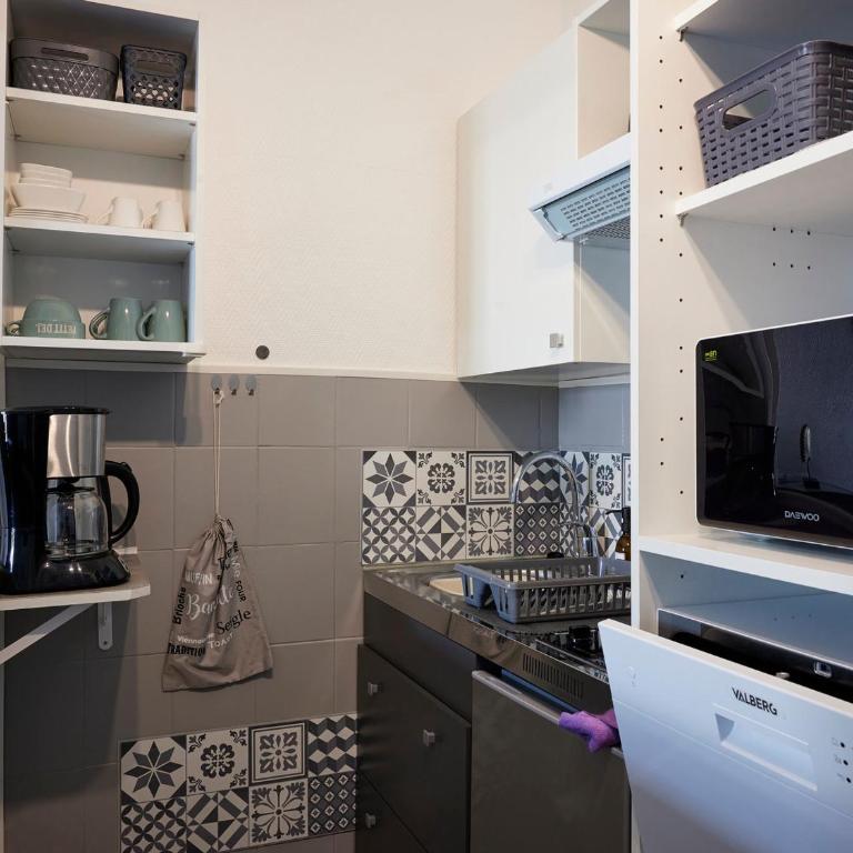 Charmant studio rénové en centre-ville, balcon, animaux acceptés, Wifi - FR-1-555-118 - Estudio - 5