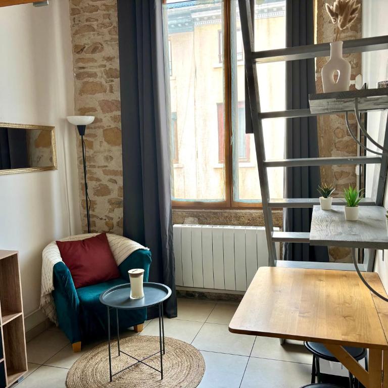 Urban'Mezza Spot - Lyon Valmy - Wi-Fi & Metro - Monolocale su 2 Livelli - 8