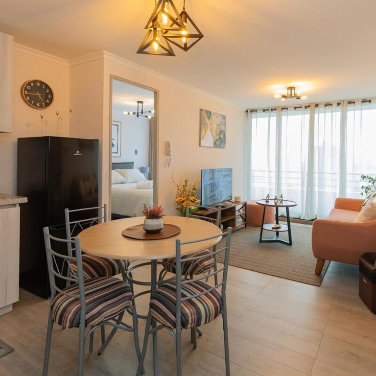 Departamento, Centro Concepción con Estacionamiento - Two-Bedroom Deluxe Apartment with Balcony - 13
