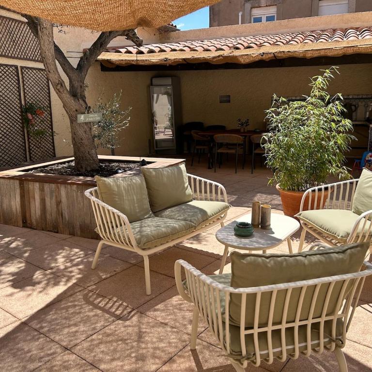 Maison de Charme avec Patio et Garage Privé Sète Centre - Maison de Vacances 3 Chambres - 2