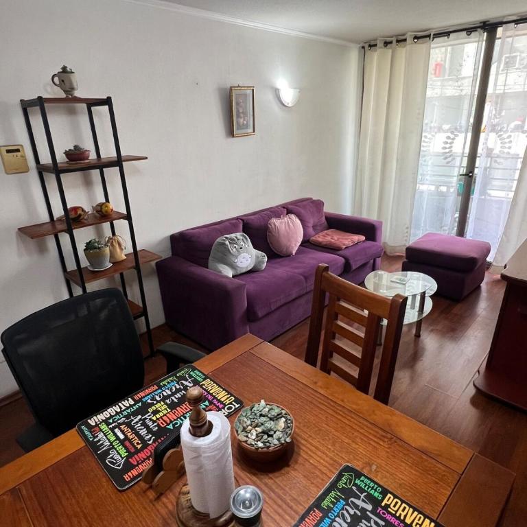 Apartamento en Santiago ,centro histórico, Dos Dormitorios, Cocina, Lavadora, WiFi y Home Office Cerca Metro Santa Ana - Apartamento de 2 dormitorios - 2