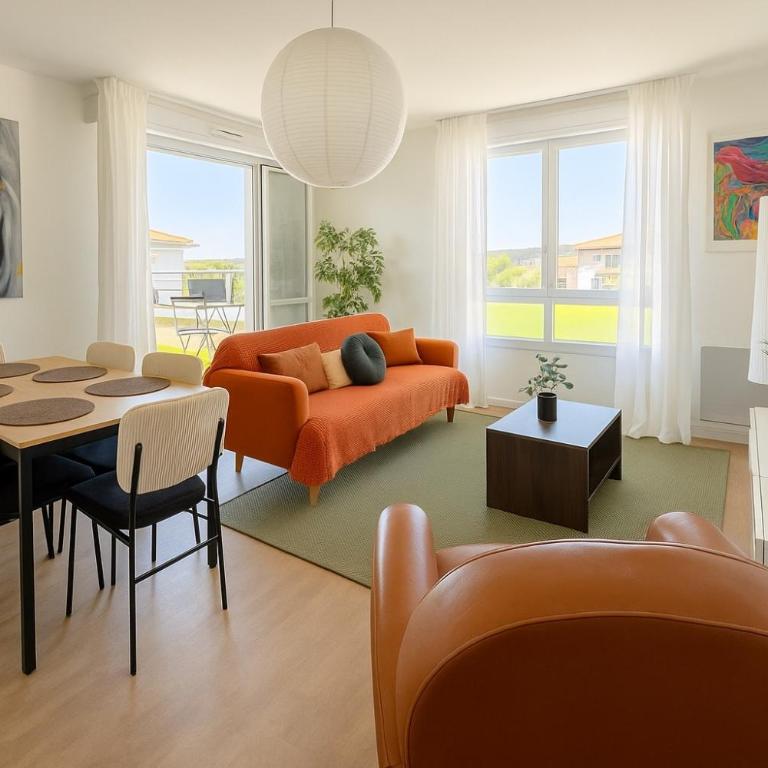 Grand appart lumineux - 6 pers, wifi, parking, check-in facile, proche commodités & métro 5min - Apartment mit 3 Schlafzimmern - 2