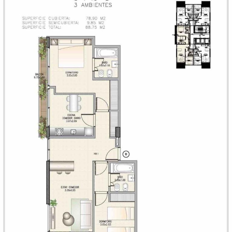Full Palermo Soho with 2 bedrooms - Apartamento de 2 dormitorios - 17