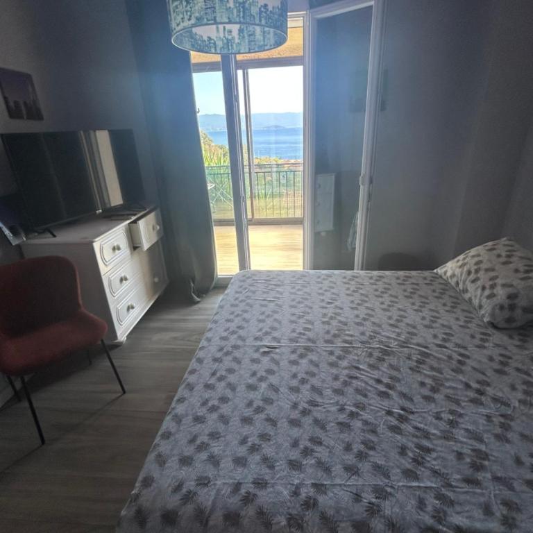 Duplex vue mer Sanguinaires Ajaccio 500 m plage à pieds 2 chambres 2 balcons Clim - Appartement - Vue sur Mer - 23